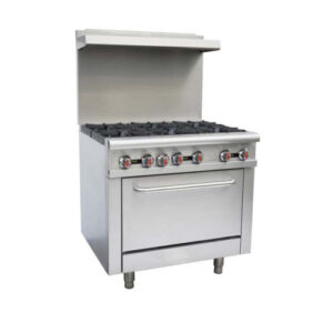 BẾP ÂU 6 HỌNG CÓ LÒ NƯỚNG EAGLE GR6BO 1 Bếp Âu 6 họng eagle