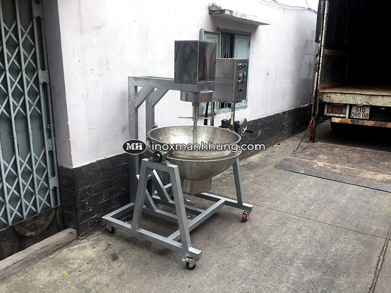 Sử dụng nồi sên nhân giúp nhân bánh dẻo mềm “bất bại” trong chế tạo 5