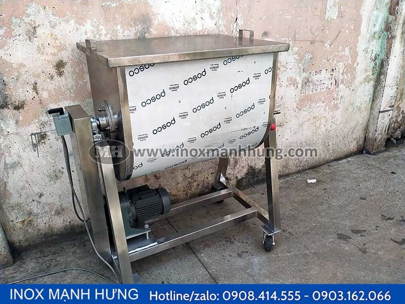 MÁY TRỘN BỘT GIA NHIỆT NẰM NGANG 3