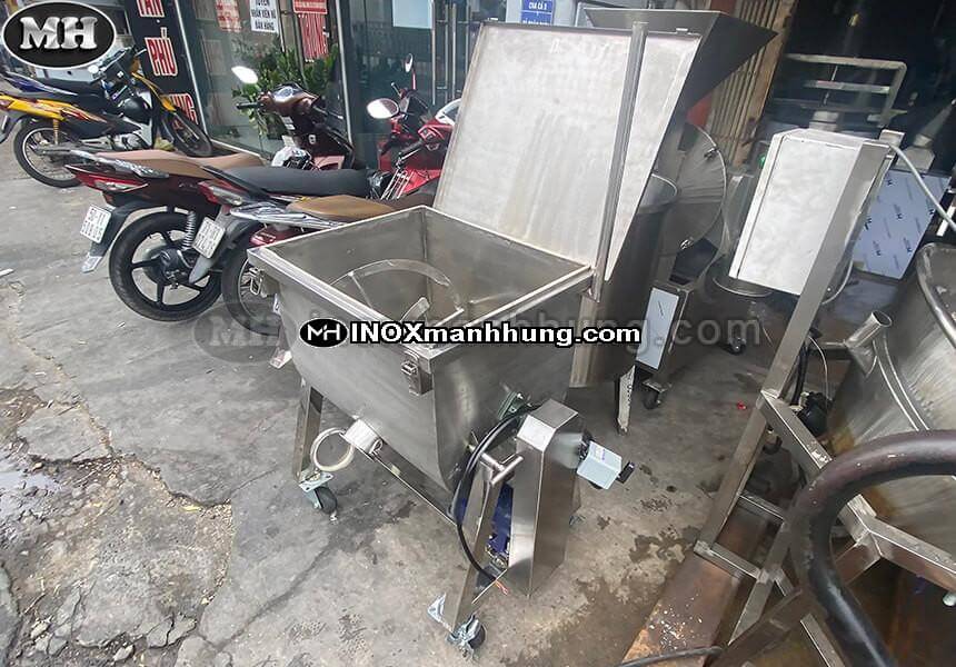 Máy trộn bột nằm ngang mini 4 Máy trộn bột nằm ngang mini 3