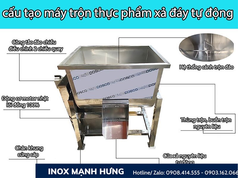 Máy trộn gia vị công nghiệp Máy trộn gia vị công nghiệp