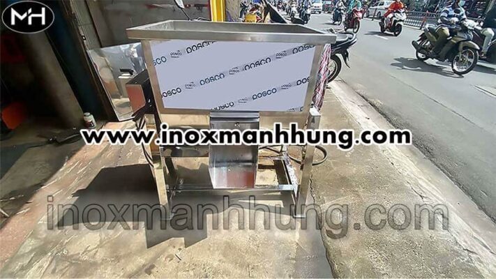 Máy trộn thịt mini 12 May Tron Thit Nam Ngang 10kg Inox Manh Hung