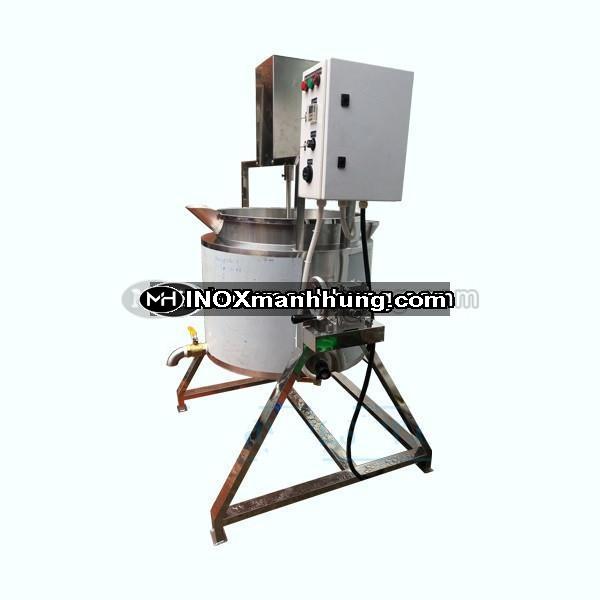Nồi nấu cánh khuấy lật nghiêng 200L 9