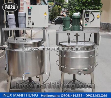 Nồi nấu gia nhiệt mang cánh khuấy 250L 11