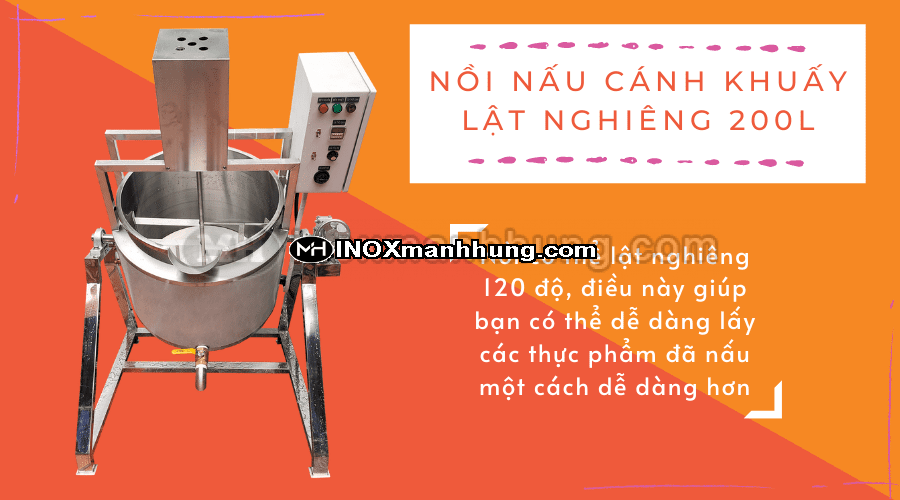 Nồi nấu kẹo có cánh khuấy 3