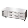 ban mat 6 hoc keo 1820x750x470100mm hoshizaki