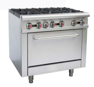 Bếp Âu 6 họng có lò nướng
