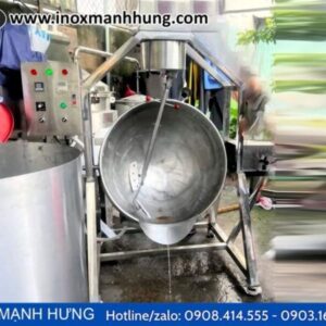 CHẢO PHI HÀNH TỎI CÔNG NGHIỆP - MÁY CHIÊN HÀNH PHI