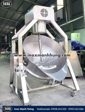 Chảo xào nhân tay quay điện và chảo xào nhân gas loại nào tốt hơn ? 1