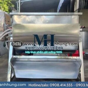 Máy quết chả cá nằm ngang