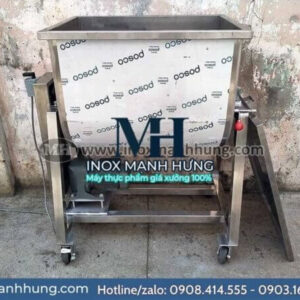 Máy trộn bột sữa trục ngang