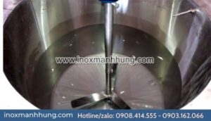 NỒI NẤU SỮA CÓ CÁNH KHUẤY DO Cơ Khí Mạnh Hưng SẢN XUẤT